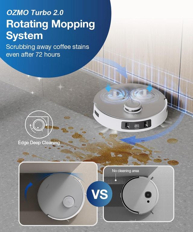 مكنسة روبوت التنظيف 6000 باكسال مع صندوق للغبار ايكوفاكس Ecovacs T20 Omni Robot Vacuum Cleaner