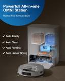 مكنسة روبوت التنظيف 6000 باكسال مع صندوق للغبار ايكوفاكس Ecovacs T20 Omni Robot Vacuum Cleaner