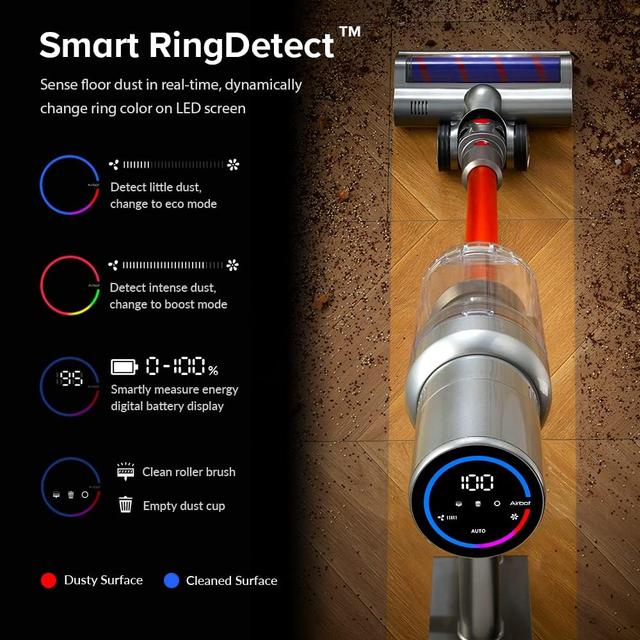 مكنسة عصا كهربائية لاسلكية إيربوت 2200 مللي أمبير 27000 باسكال Airbot Hypersonics Pro Cordless Vacuum Cleaner