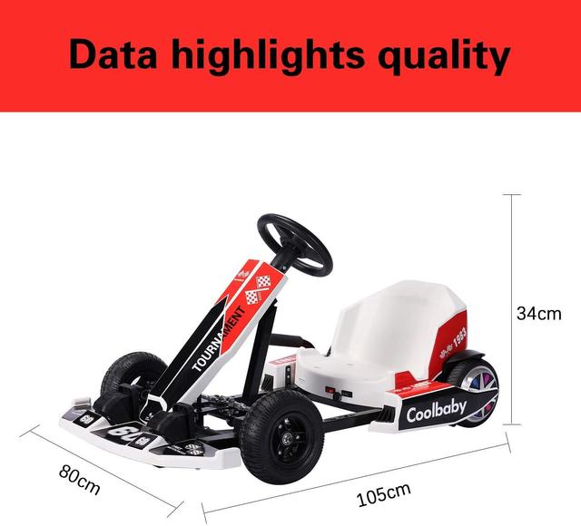 Coolbaby Go Cart Electric Drift Car For Kids