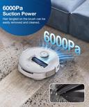 مكنسة روبوت التنظيف 6000 باكسال مع صندوق للغبار ايكوفاكس Ecovacs T20 Omni Robot Vacuum Cleaner