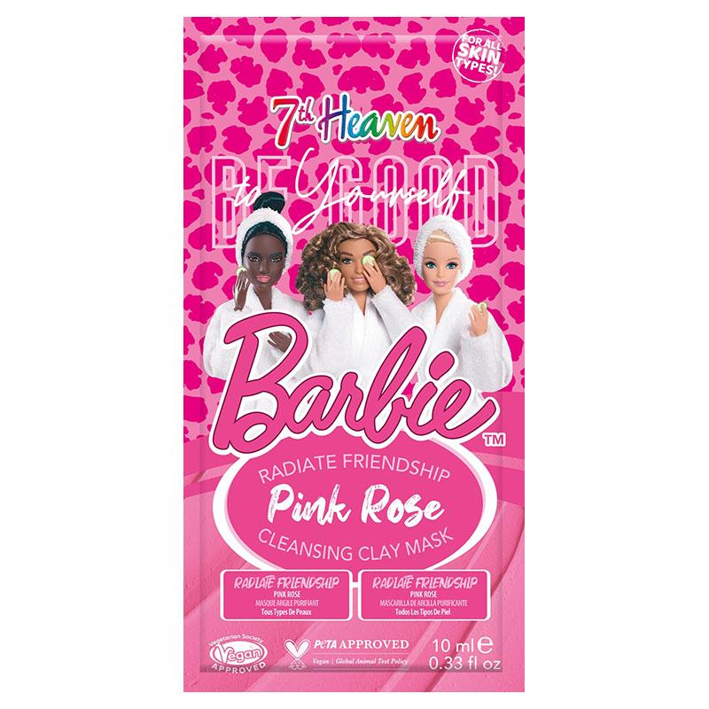 قناع الطين المنظف من باربي بينك روز سفنث هيفن 7th Heaven - Barbie Pink Rose Cleansing Clay Mask