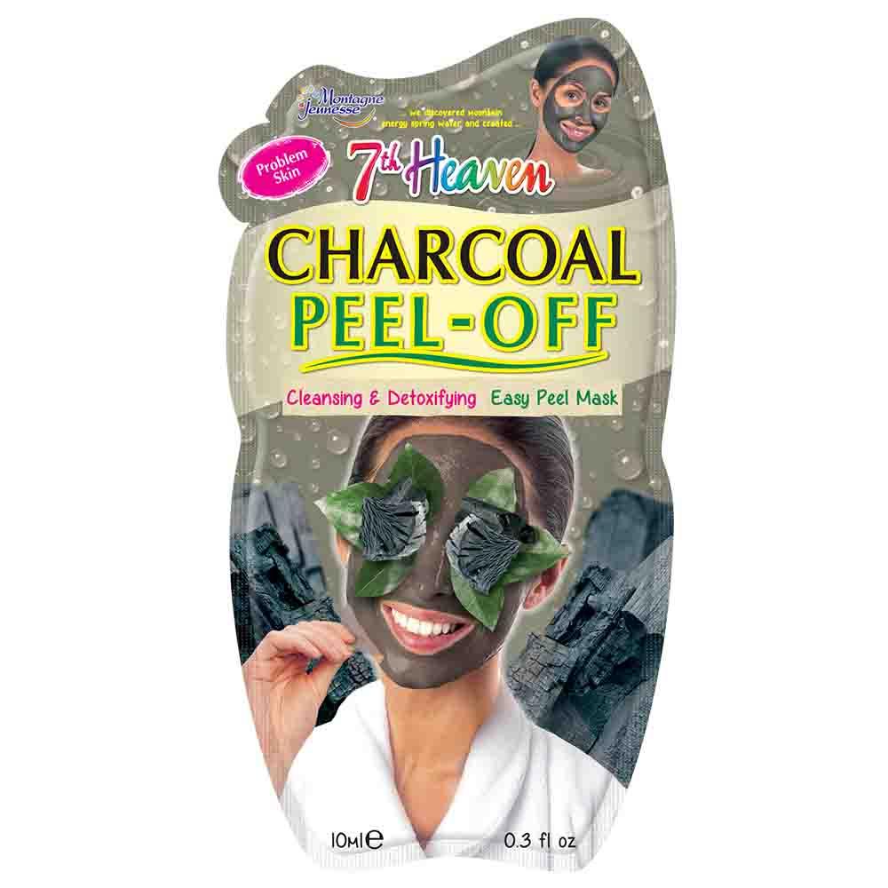 قناع تقشير الوجه بالفحم 10 مل سفنث هيفن 7th Heaven Charcoal Peel Off Face Mask