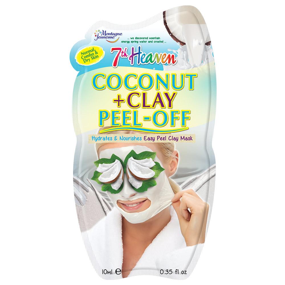 قناع تقشير الوجه بجوز الهند والطين 10 مل سفنث هيفن 7th Heaven Clay Peel-Off Face Mask