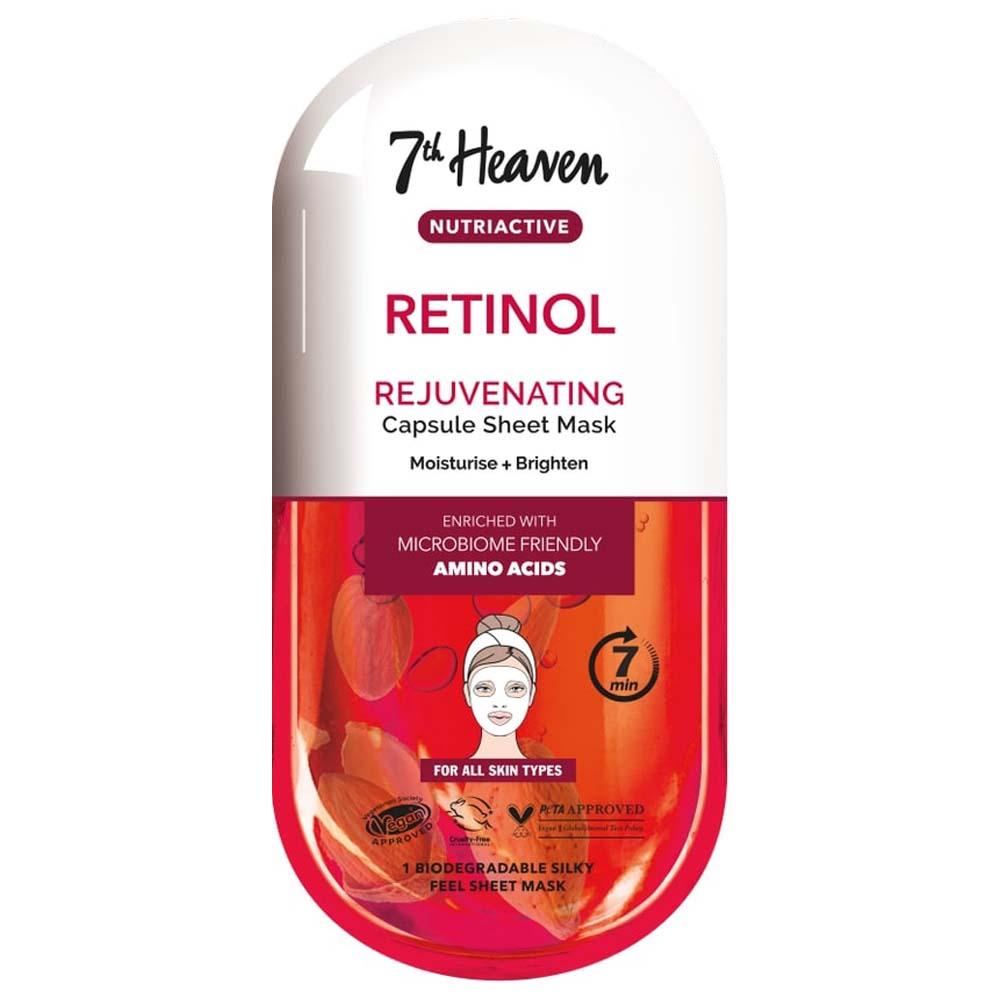 قناع ورقي من الريتينول المغذي سفنث هيفن 7th Heaven - Nutriactive Retinol Sheet Mask