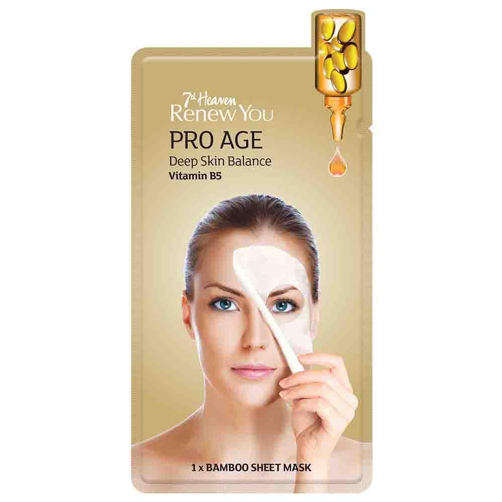 قناع الوجه بورق الخيزران برو إيج سفنث هيفن 7th Heaven - Pro Age Bamboo Sheet Face Mask