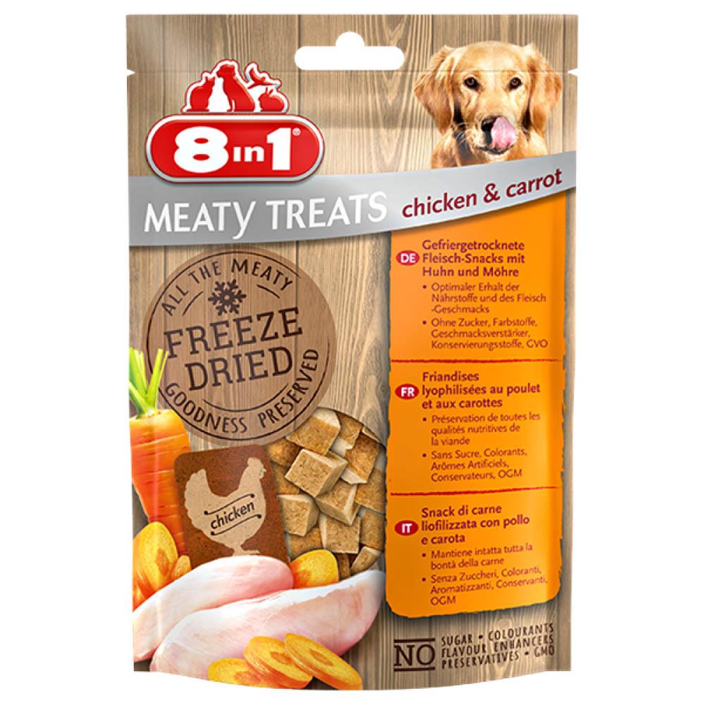 8-in-1 Meaty Treats Chicken & Carrot 50g