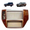 Shiny Wood Dash Trim Screen Frame (Brown, Super Safari Screen Size) Nissan Patrol Y61 VTC GU - SW1hZ2U6MjI3NTAwOA==