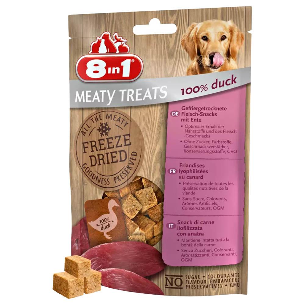 بط مجفف مجمد للكلاب 50 غ 8إن1 8in1 - Dog Freeze Dried Duck