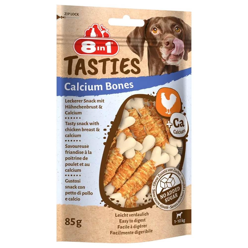 عظام كالسيوم لذيذة 85غ 8إن1 8in1 - TASTY Calcium Bones