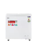 ثلاجة فريزر 260 لتر 220 واط جيباس Geepas Chest Showcase Freezer-Convertible Freezer And Fridge