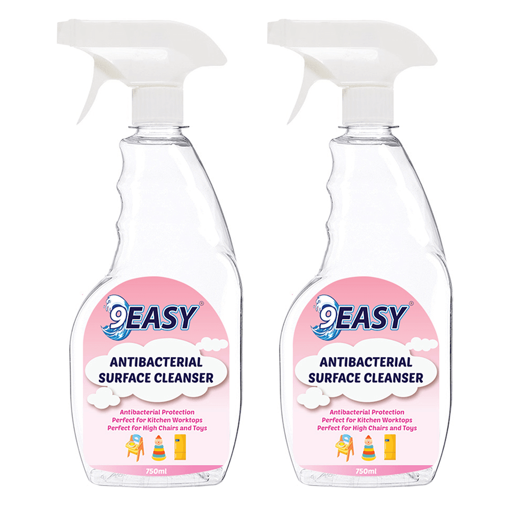 9EASY - Antibacterial Surface Cleanser - 750ml - Pack of 2