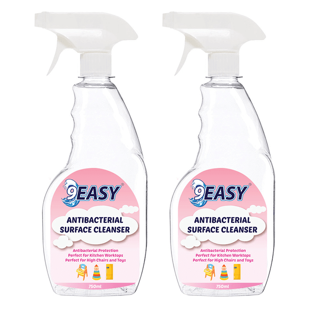 9EASY - Antibacterial Surface Cleanser - 750ml - Pack of 2 - SW1hZ2U6MjEwNzUwOA==