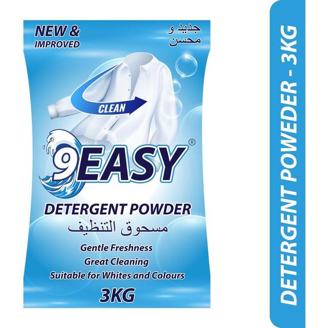9EASY - Detergent Powder - 3KG - SW1hZ2U6MjE5MTcxNQ==