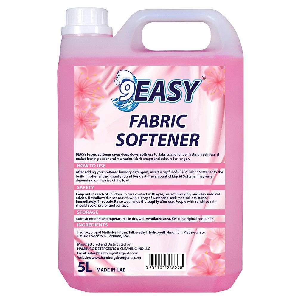 منعم أقمشة 5 لتر وردي 9 إيزي 9EASY Fabric Softener Pink 5L