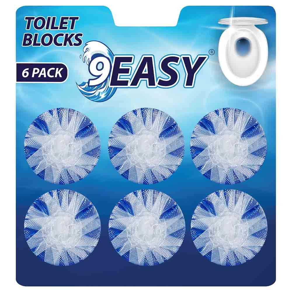 9EASY - Toilet Block - Pack of 6 - Blue