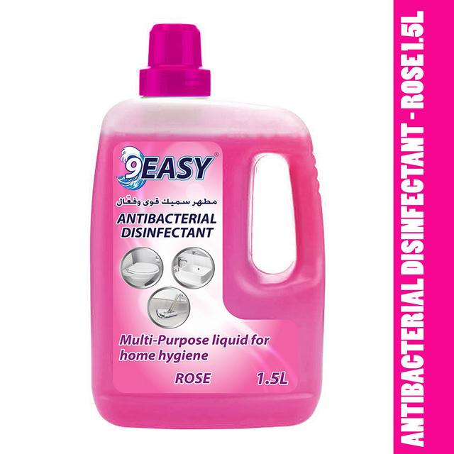 9Easy - Antibacterial Disinfectant - Rose - 1.5L - SW1hZ2U6MjEwNzYyMg==