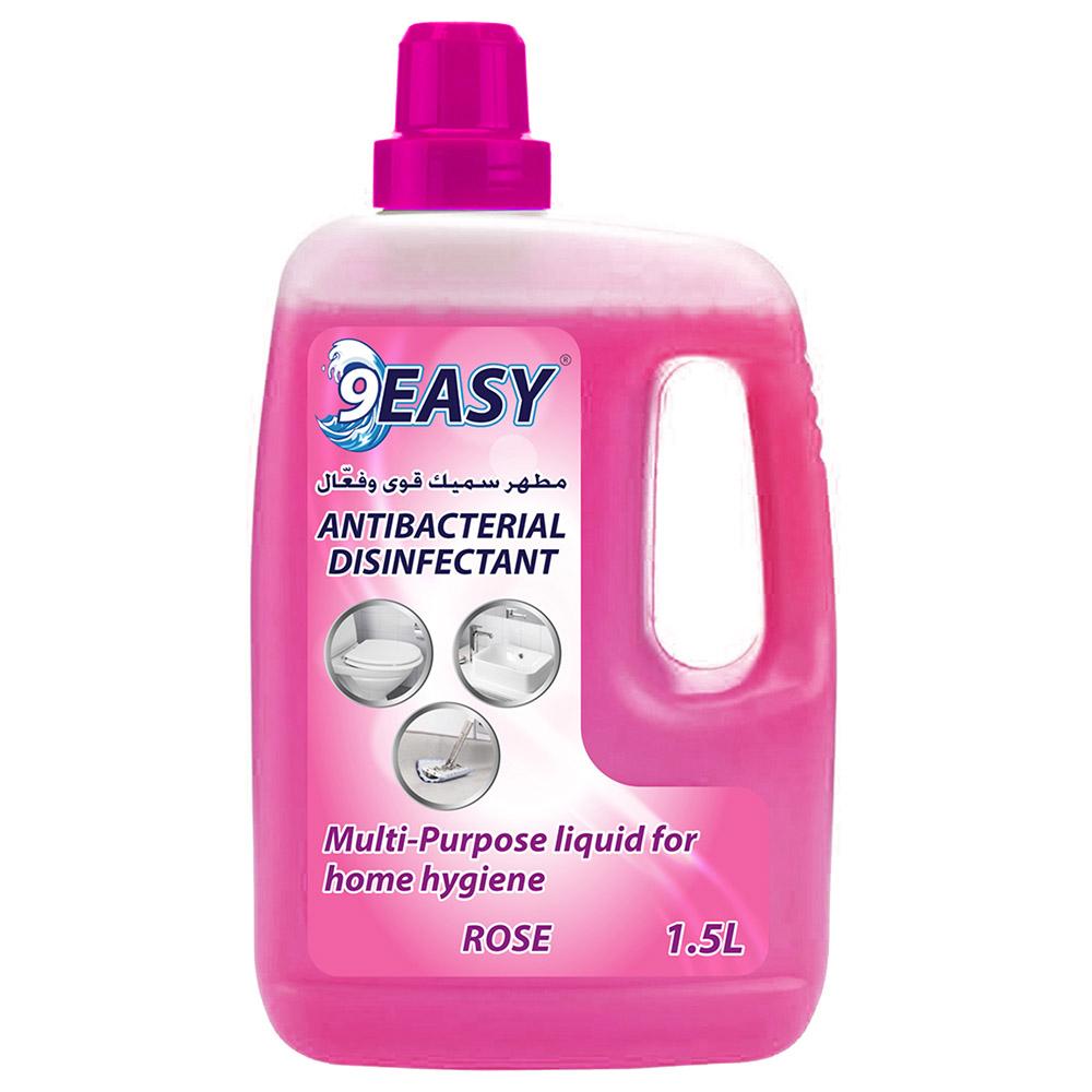 مطهر مضاد للبكتيريا 1.5 ليتر زهري 9ايزي 9Easy - Antibacterial Disinfectant