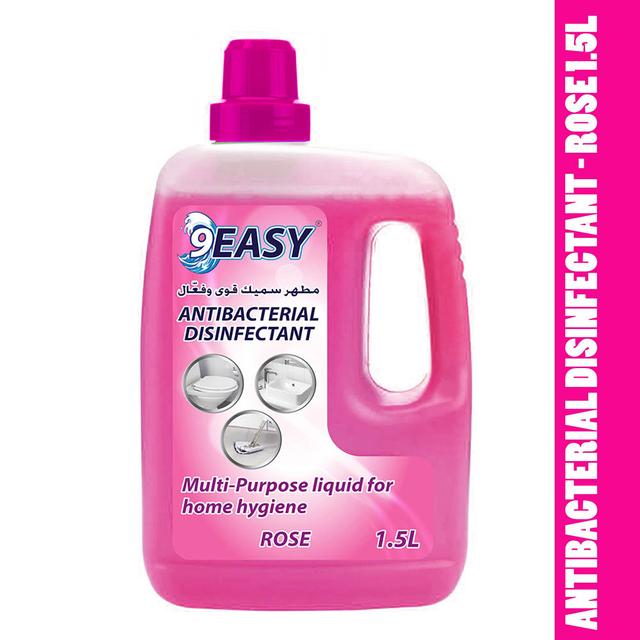 9Easy - Antibacterial Disinfectant - Rose - 3L + 1.5L - SW1hZ2U6MjEwNzYxMQ==