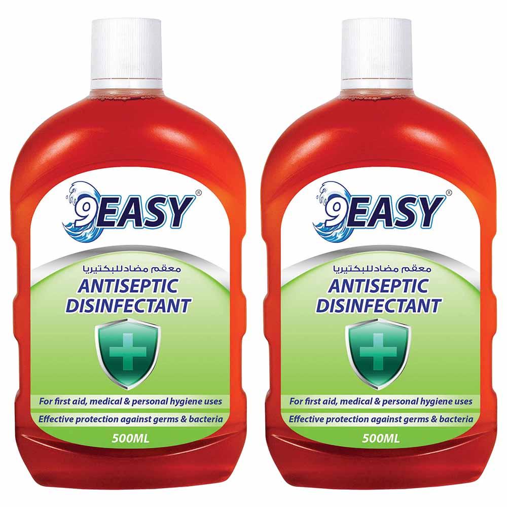 مطهر و معقم 500 مل 2 عبوة 9ايزي 9Easy - Antiseptic Disinfectant