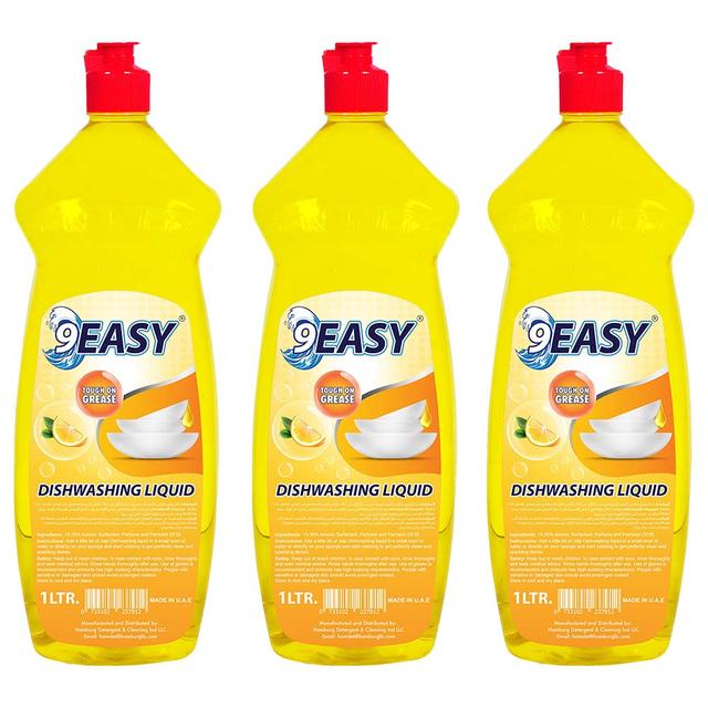 9Easy - Dishwashing Liquid - Pack of 3 - 1L - SW1hZ2U6MjE5MTY4NQ==