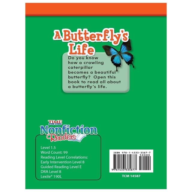 كتاب حياة الفراشة A Butterfly's Life