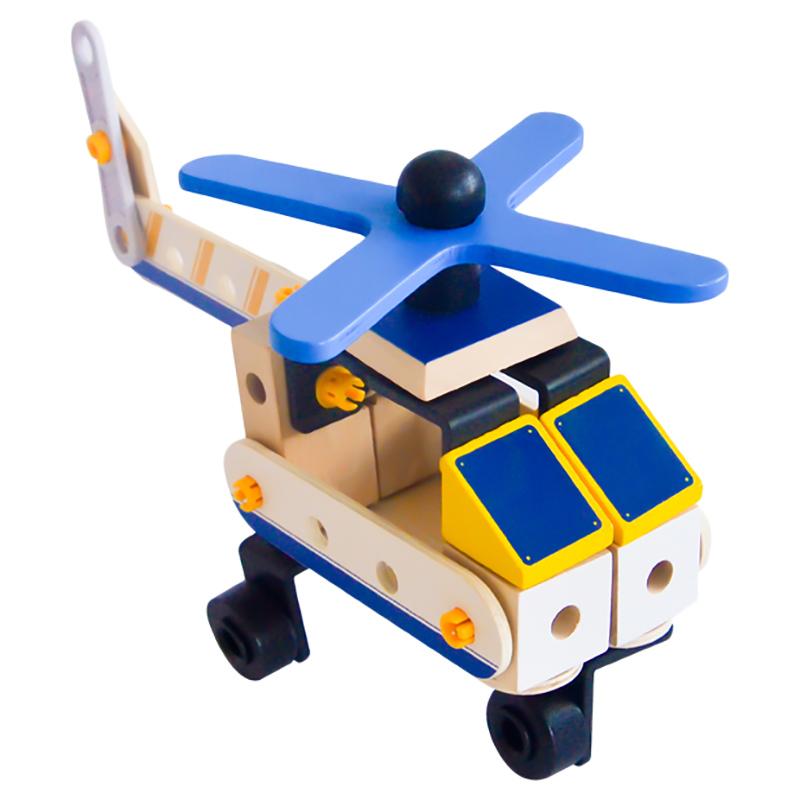 لعبة الطائرة للأطفال لعمر 3 سنوات كول توي A Cool Toy Build Your Own Wooden Helicopter