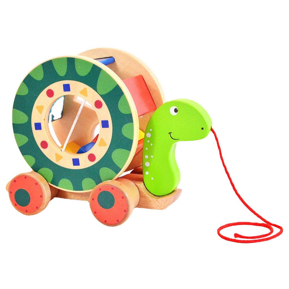 لعبة تعليمية للأطفال جر السلحفاة لعمر 12 شهر كول توي A Cool Toy Pull Along Shape Sorter