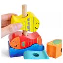 لعبة اطفال تعليمية تكديس الأسماك خشب لعمر 12 شهر كول توي A Cool Toy Wooden Fish Stacking Toy - SW1hZ2U6MjAyNzQ5Ng==