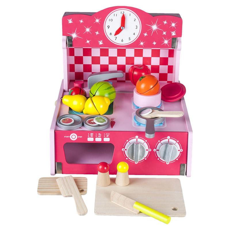 لعبة مطبخ للأطفال لعمر 3 سنوات كول توي A Cool Toy Wooden Role Play Kitchen Set