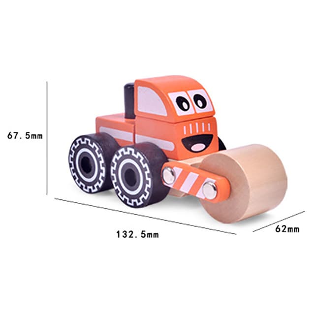 A Cool Toy - Wooden Steam Roller