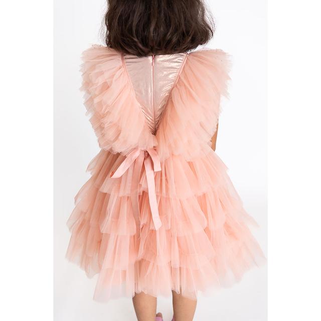 فستان ريجاليا بطبقات خوخي من اي ليتل فابل A Little Fable - Regalia Tiered Dress - Peach - SW1hZ2U6MjE5MjkxNQ==