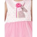 فستان بناتي للأعراس تفتة لتل فابل وردي منفوش A Little Fable Shimmer Unicorn Dress - SW1hZ2U6MjE5Mjc2NA==