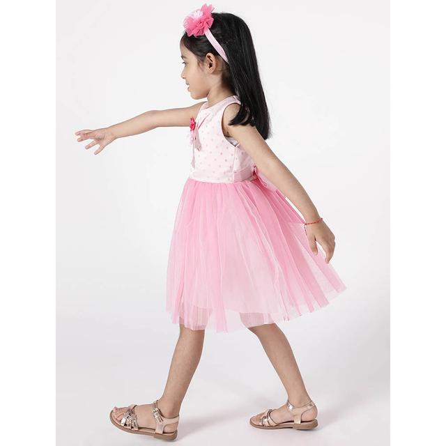 فستان بناتي للأعراس تفتة لتل فابل وردي منفوش A Little Fable Shimmer Unicorn Dress - SW1hZ2U6MjE5Mjc2Ng==