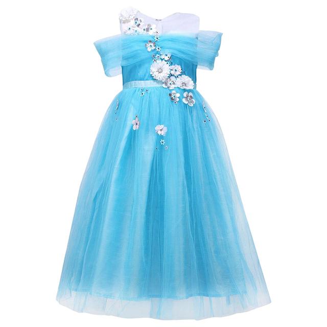 فستان سنو وايت أزرق اللون من اي ليتل فابل A Little Fable - Snow White Gown - SW1hZ2U6MjE5MjY2OA==