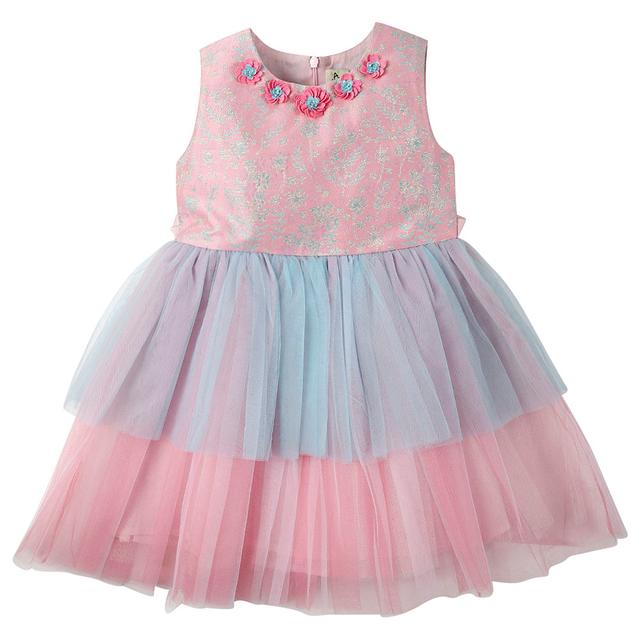 A Little Fable - Summer Shrub Dress - Pink - SW1hZ2U6MjE5MjU0Mw==