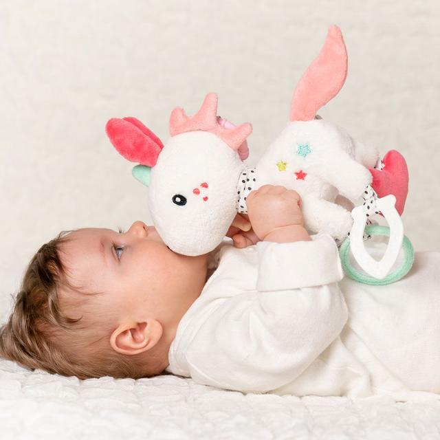 لعبه اطفال للعربة ومقعد الطفل صناعة ألمانيا يونيكورن اي ثاوزند & ون كادلز A Thousand & One Cuddles Activity Unicorn With Ring - SW1hZ2U6MjE5NjAzMA==