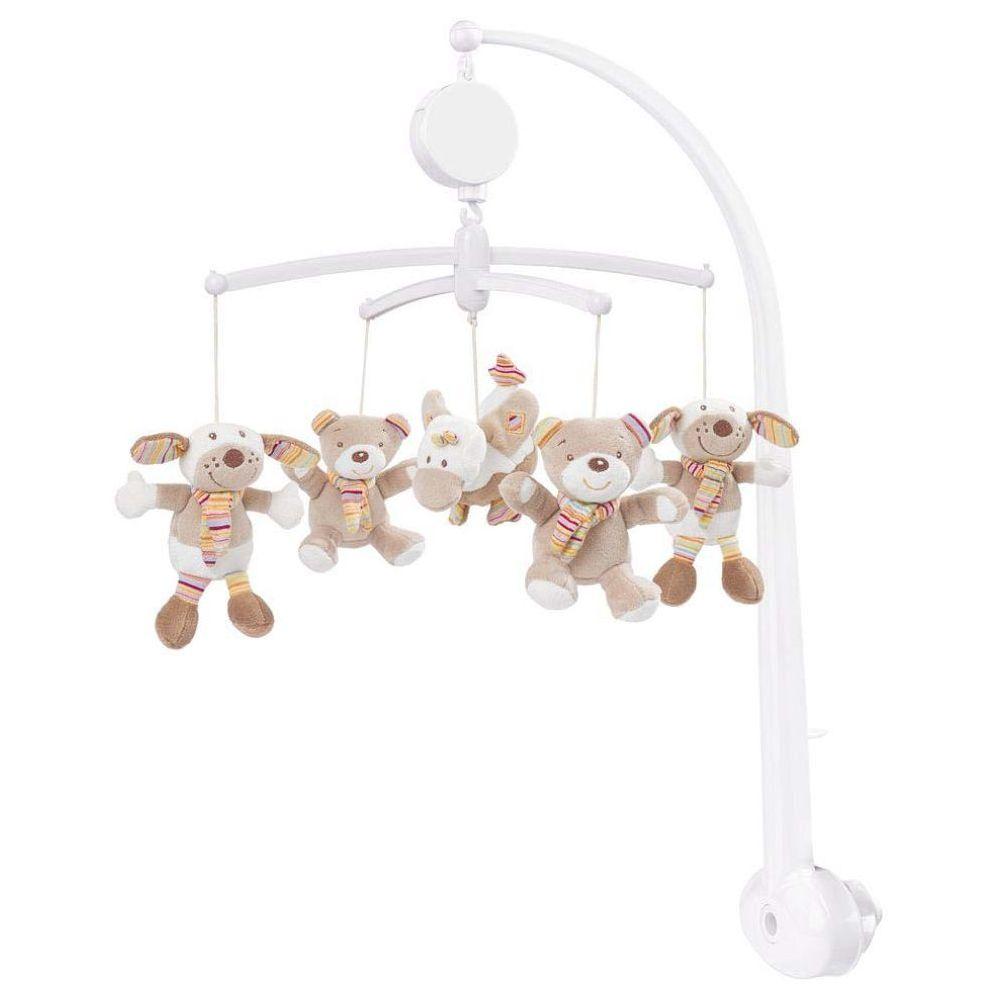 جهاز موسيقي لسرير الاطفال محمول بتصميم تيدي بير من اي ثاوزند و ون كادلز A Thousand & One Cuddles - Baby Musical Crib Mobile - Teddy Bear