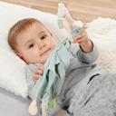 بطانية امان للأطفال بدمية فرس البحر من اي ثاوزند و ون كادلز A Thousand & One Cuddles - Baby Security Blanket with Snuggle Seahorse Toy - SW1hZ2U6MjE5NTg5OA==