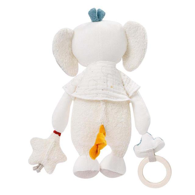 لعبه اطفال للاحتضان قطن طبيعي صناعة ألمانيا فيل اي ثاوزند & ون كادلز A Thousand & One Cuddles Elephant Plush & Rattle Toy - SW1hZ2U6MjE5NTc2MQ==