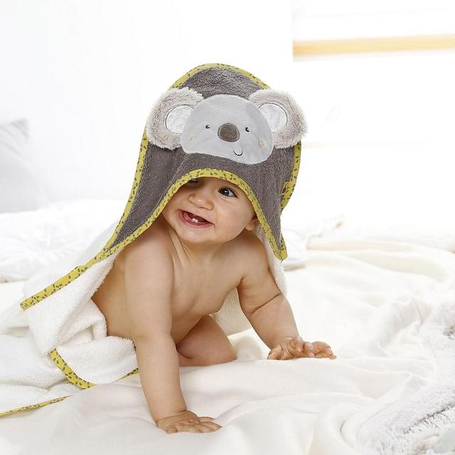 منشفة حمام بغطاء رأس كوالا للأطفال من اي ثاوزند و ون كادلز A Thousand & One Cuddles - Hooded Bath Towel Koala - SW1hZ2U6MjEzMTA2MA==