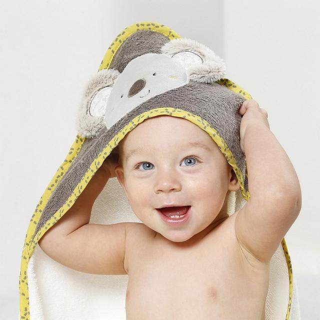 منشفة حمام بغطاء رأس كوالا للأطفال من اي ثاوزند و ون كادلز A Thousand & One Cuddles - Hooded Bath Towel Koala - SW1hZ2U6MjEzMTA2Mg==
