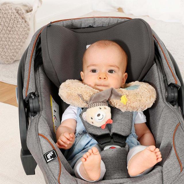 وسادة دعم الرقبة للأطفال الرضع مع دب صغير من اي ثاوزند و ون كادلز A Thousand & One Cuddles - Infant Neck Support - Bear - SW1hZ2U6MjE5NTY4Mw==