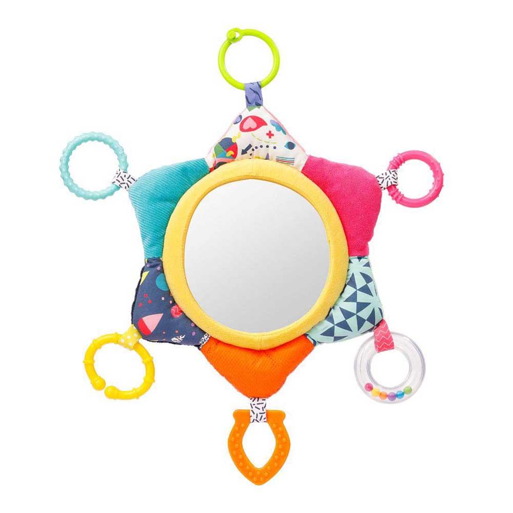 لعبه اطفال للسرير وعربة الاطفال مع مرآة صناعة ألمانيا اي ثاوزند & ون كادلز A Thousand & One Cuddles  Mirror Tag & Rattle Toy