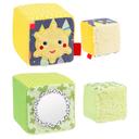 العاب اطفال مكعبات قماشية 4 قطع مع موسيقى اي ثاوزند & ون كادلز A Thousand & One Cuddles Set of 4 Cloth Cubes - SW1hZ2U6MjE5NTU2NQ==