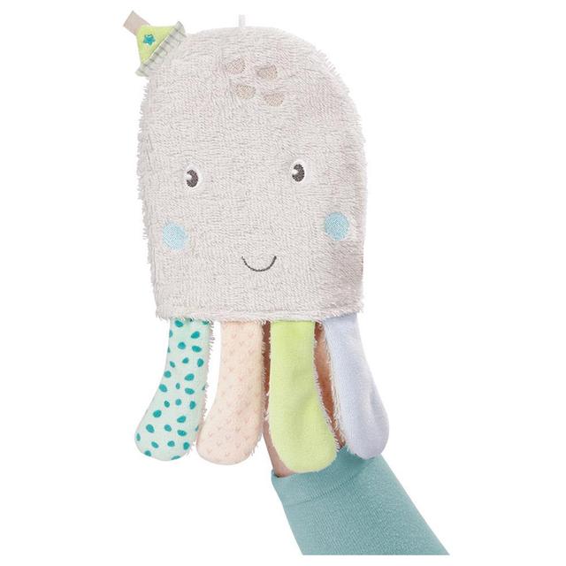 قفاز استحمام للأطفال على شكل أخطبوط من اي ثاوزند و ون كادلز A Thousand & One Cuddles - Washing Mitt Octopus - SW1hZ2U6MjE5NTUxNQ==