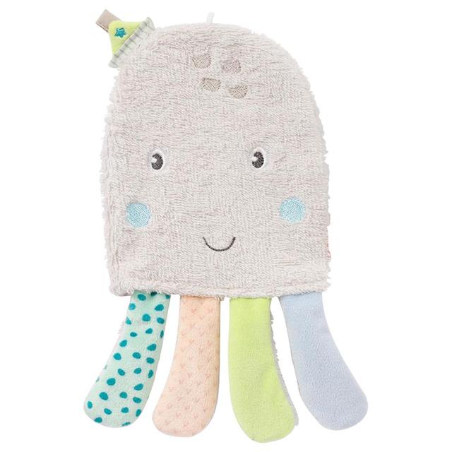 قفاز استحمام للأطفال على شكل أخطبوط من اي ثاوزند و ون كادلز A Thousand & One Cuddles - Washing Mitt Octopus - SW1hZ2U6MjE5NTUxMw==