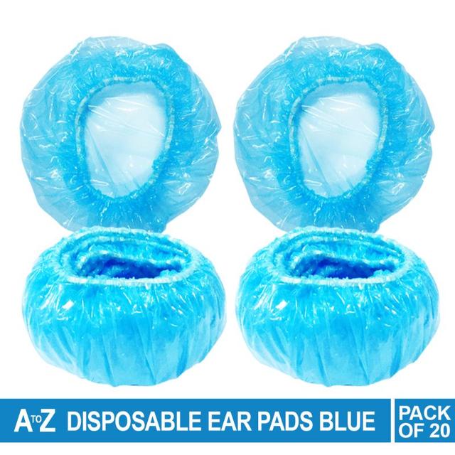 غطاء سماعة الرأس للاستعمال مرة واحدة 20 قطعة أزرق اي تو زد A to Z Disposable Ear Pads Pack of 20 Blue - SW1hZ2U6MjA1NDkyMw==