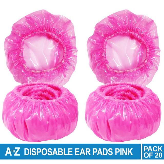 غطاء سماعة الرأس للاستعمال مرة واحدة 20 قطعة زهر اي تو زد A to Z Disposable Ear Pads Pack of 20 Pink - SW1hZ2U6MjA1NDkxNg==