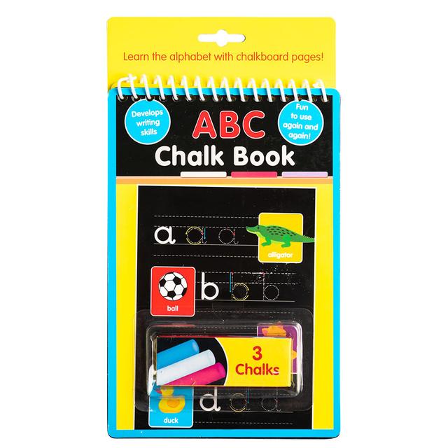 كتاب تعليمي للأطفال مزود بثلاث طباشير ملونة أليجيتور بوكس ABC Chalk Book - SW1hZ2U6MjIxMjc3Nw==